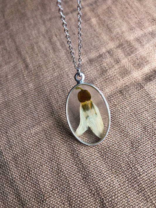 Halsband av äkta Snödroppe