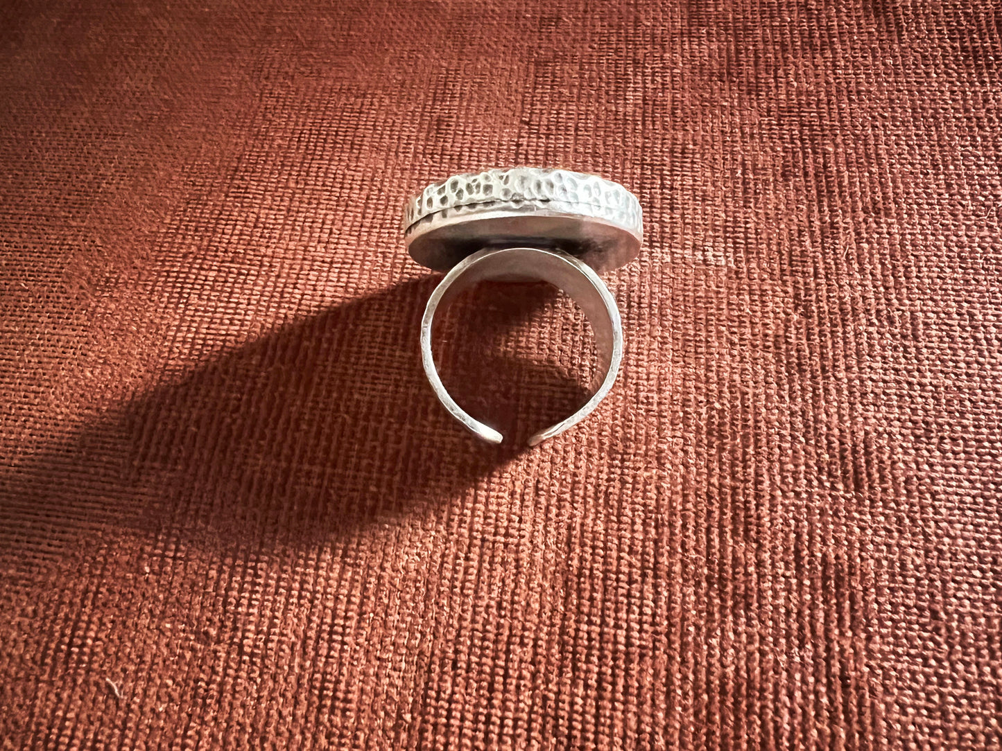 Burgundy Botanical Rings - M