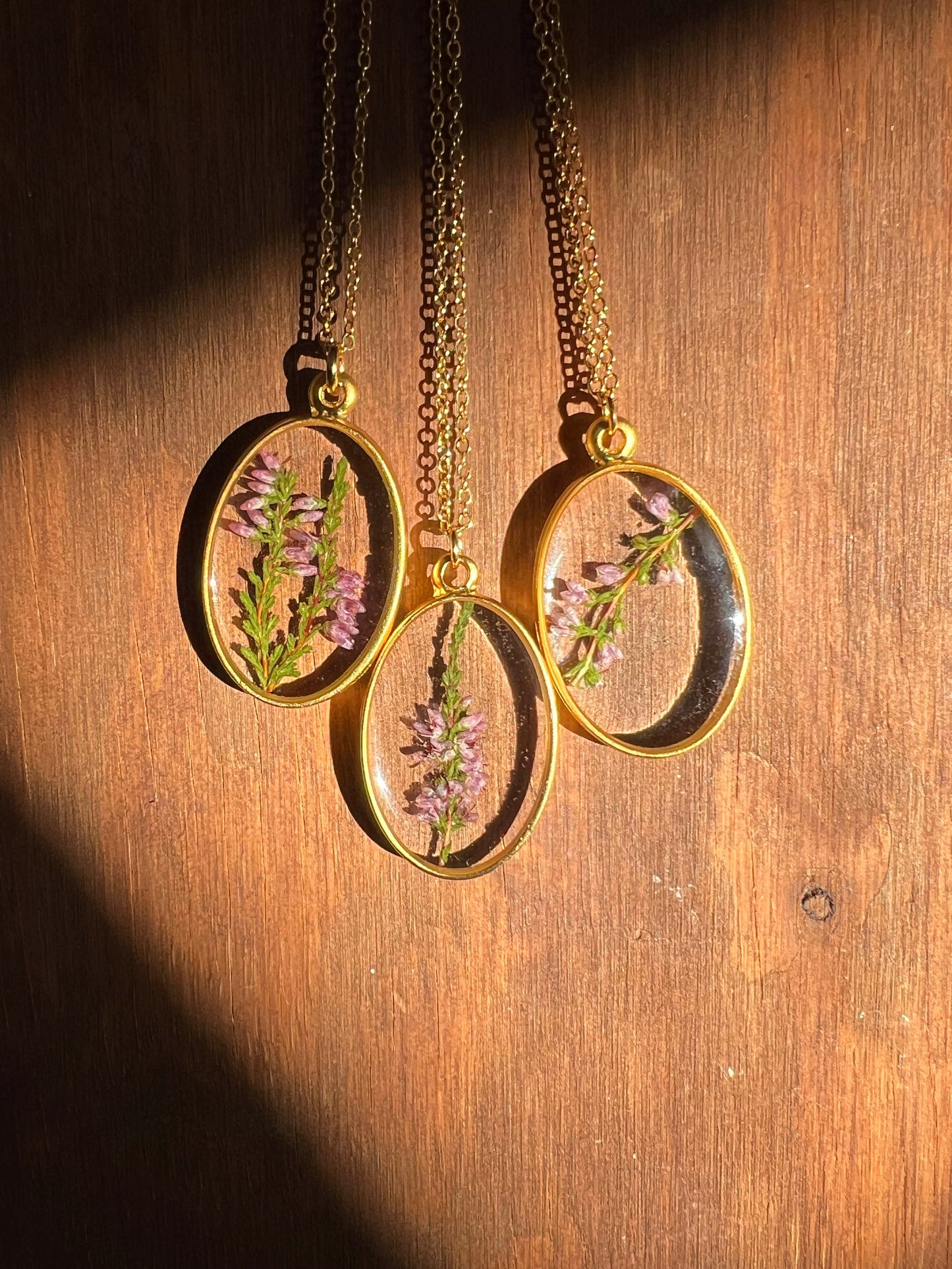 Wild Heather Pendants