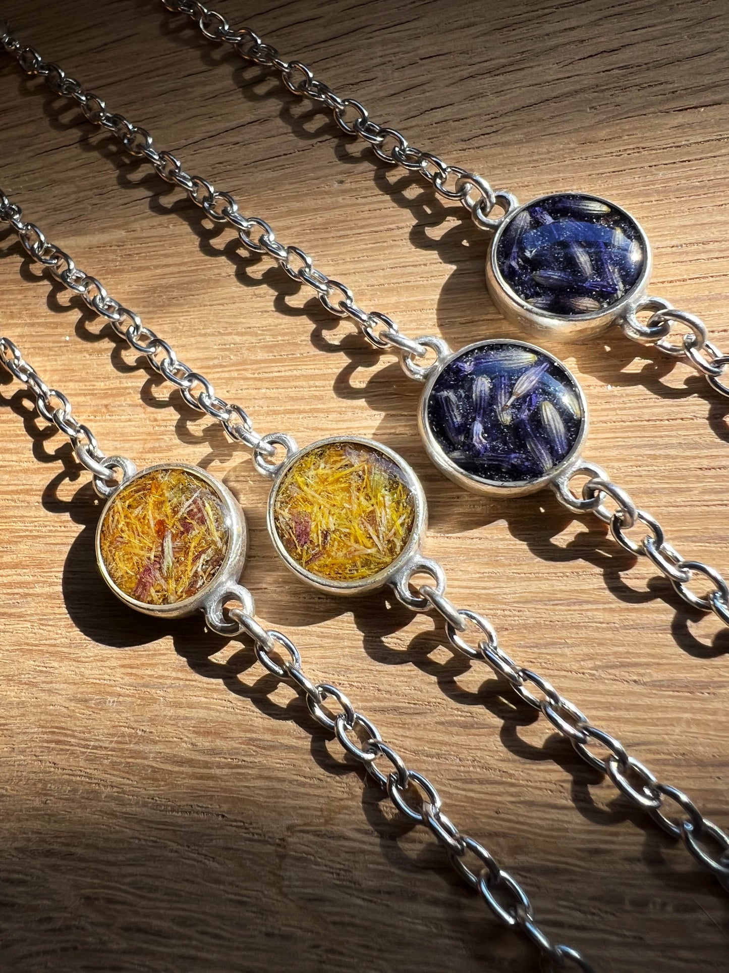 Lavender & coltsfoot bracelet