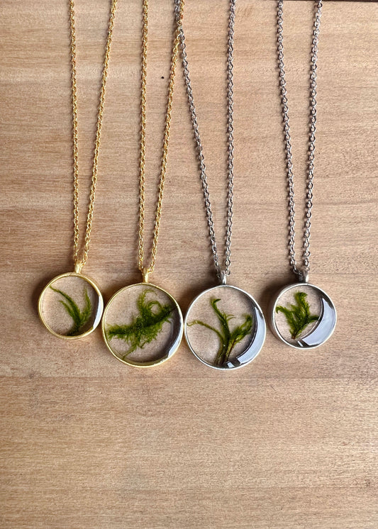 Soft Green Moss Pendant