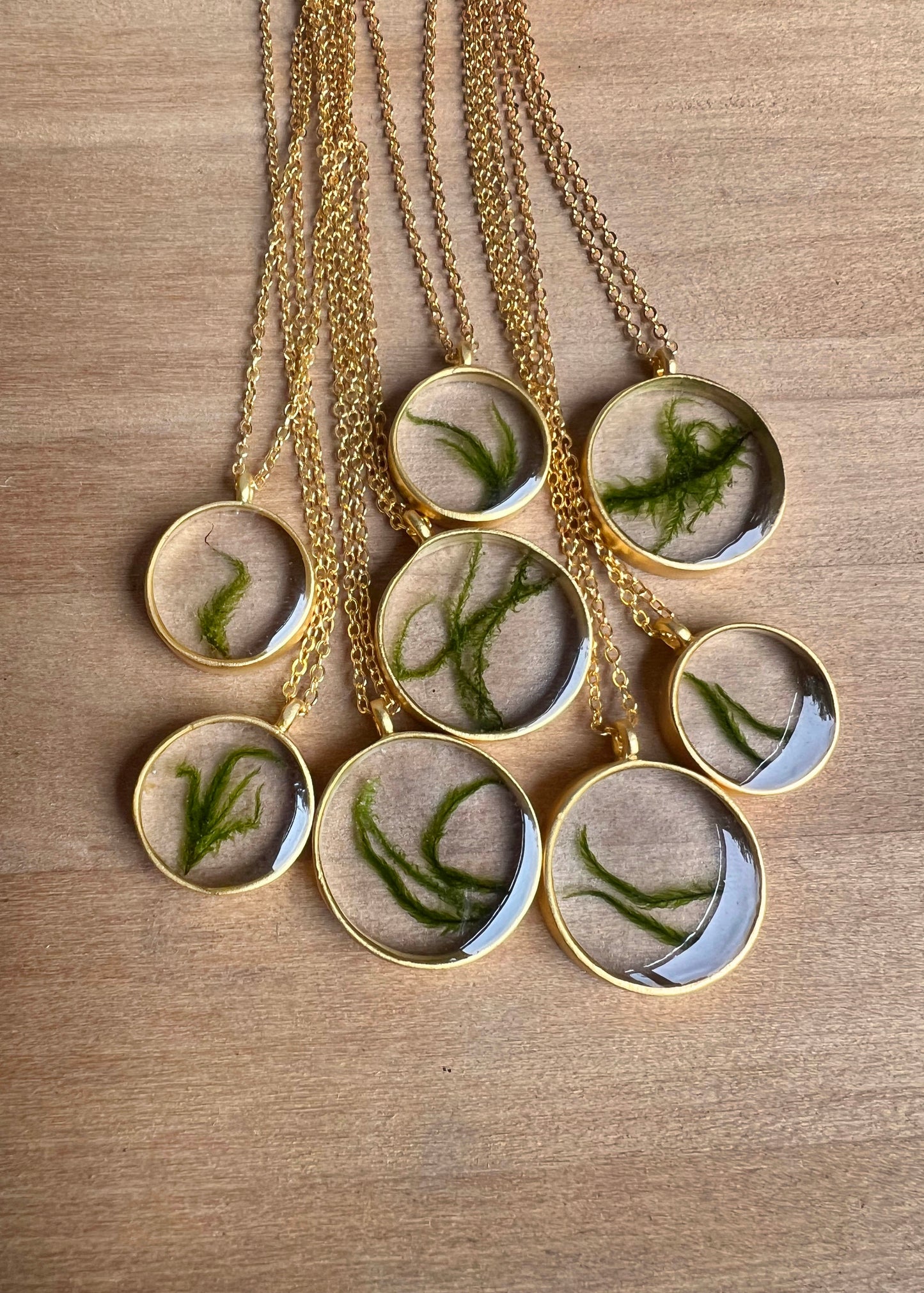 Soft Green Moss Pendant