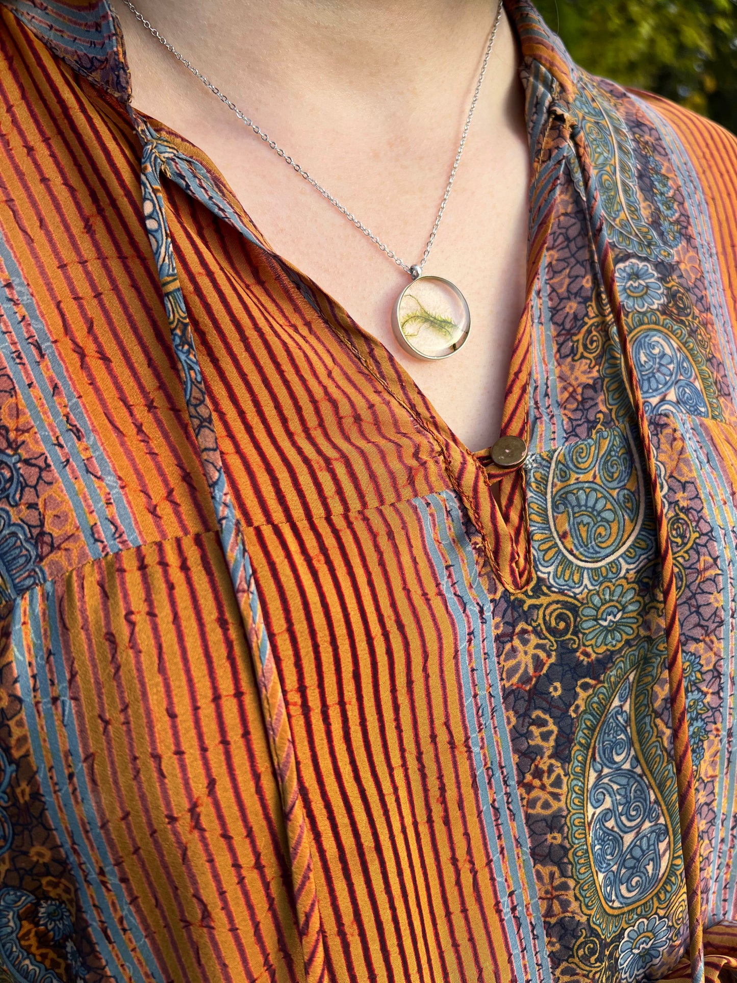 Soft Green Moss Pendant