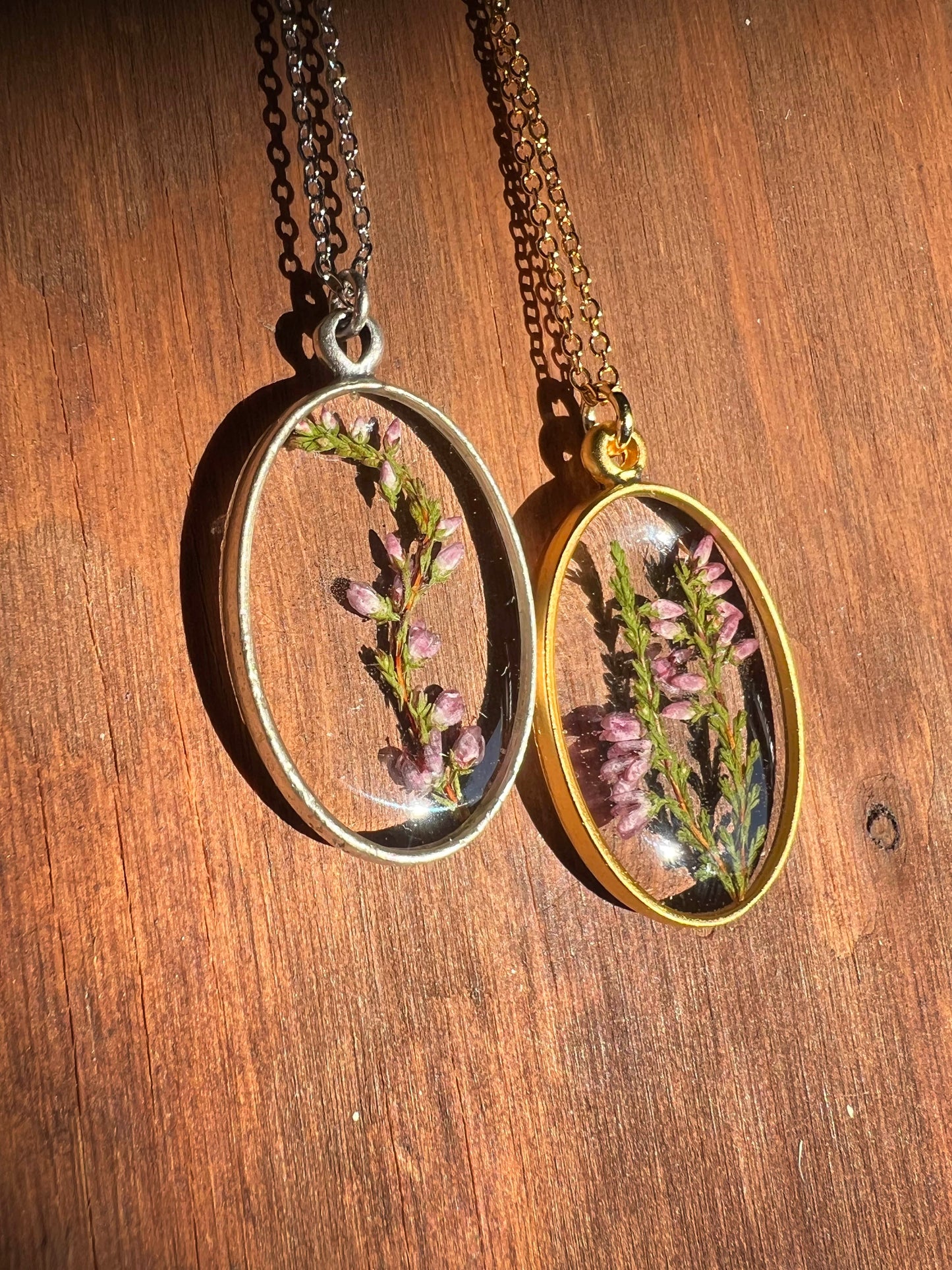 Wild Heather Pendants