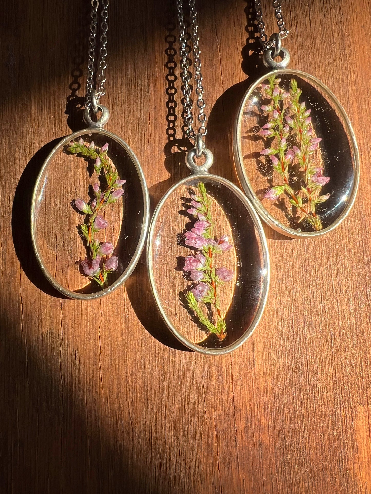 Wild Heather Pendants