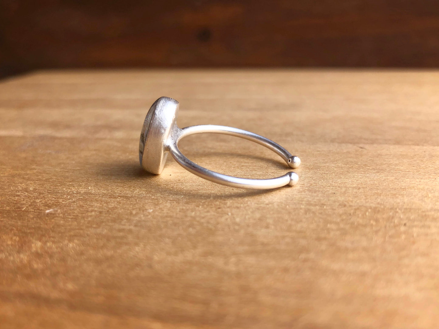 Pastel Blue Ring with real Baby's Breath flowers (Brudslöja)