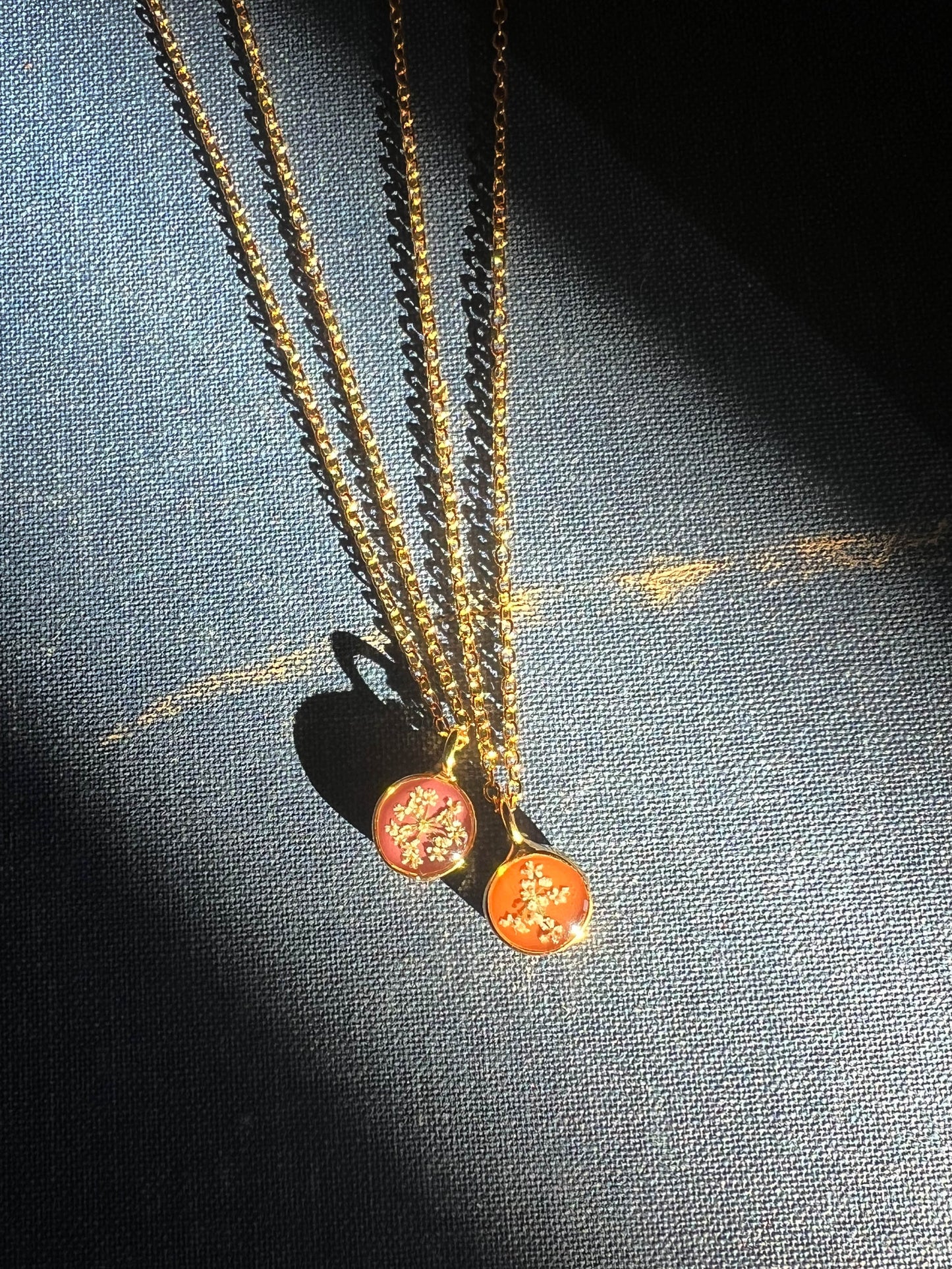 Golden Meadow Bloom Necklace