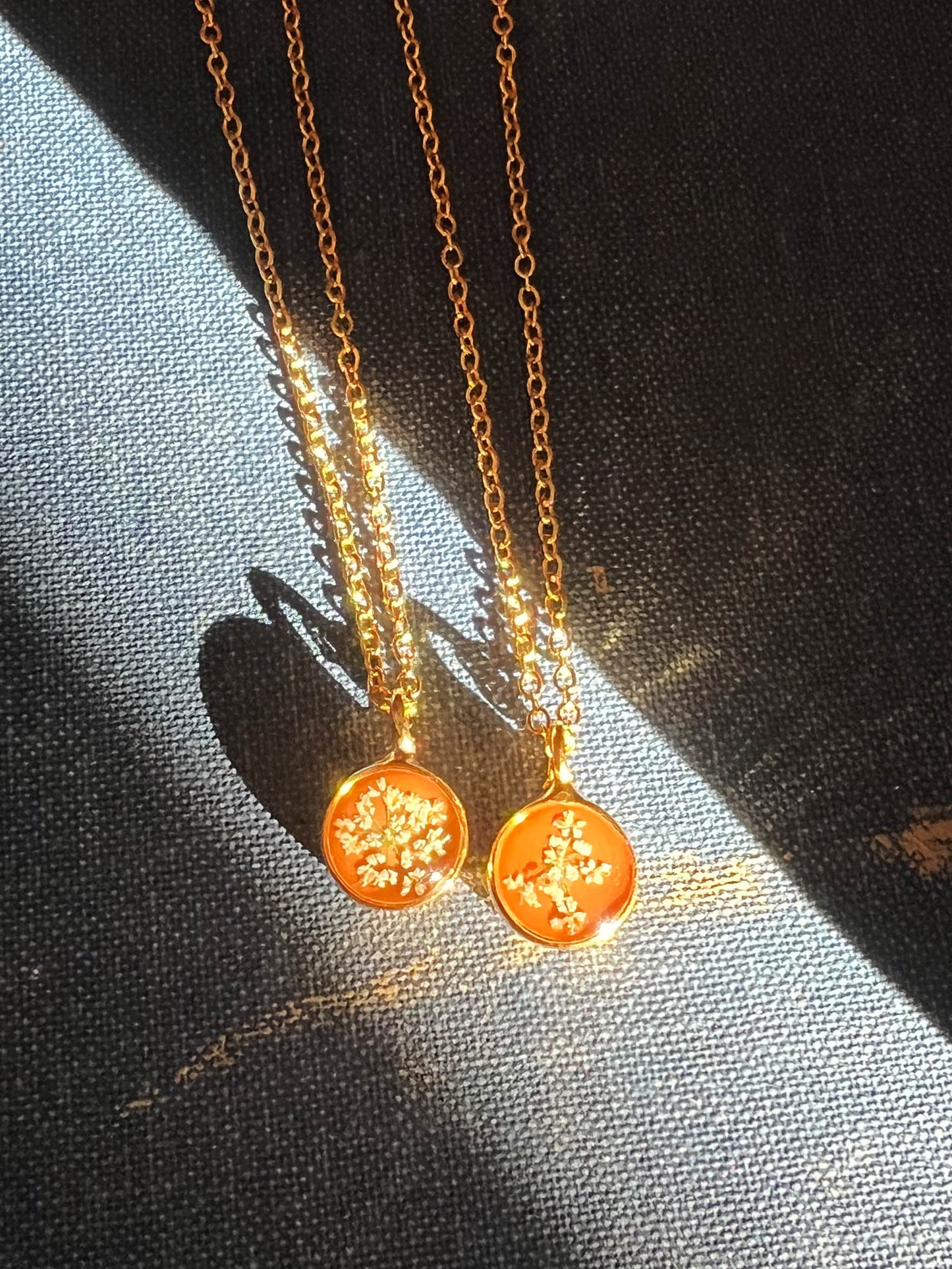 Golden Meadow Bloom Necklace