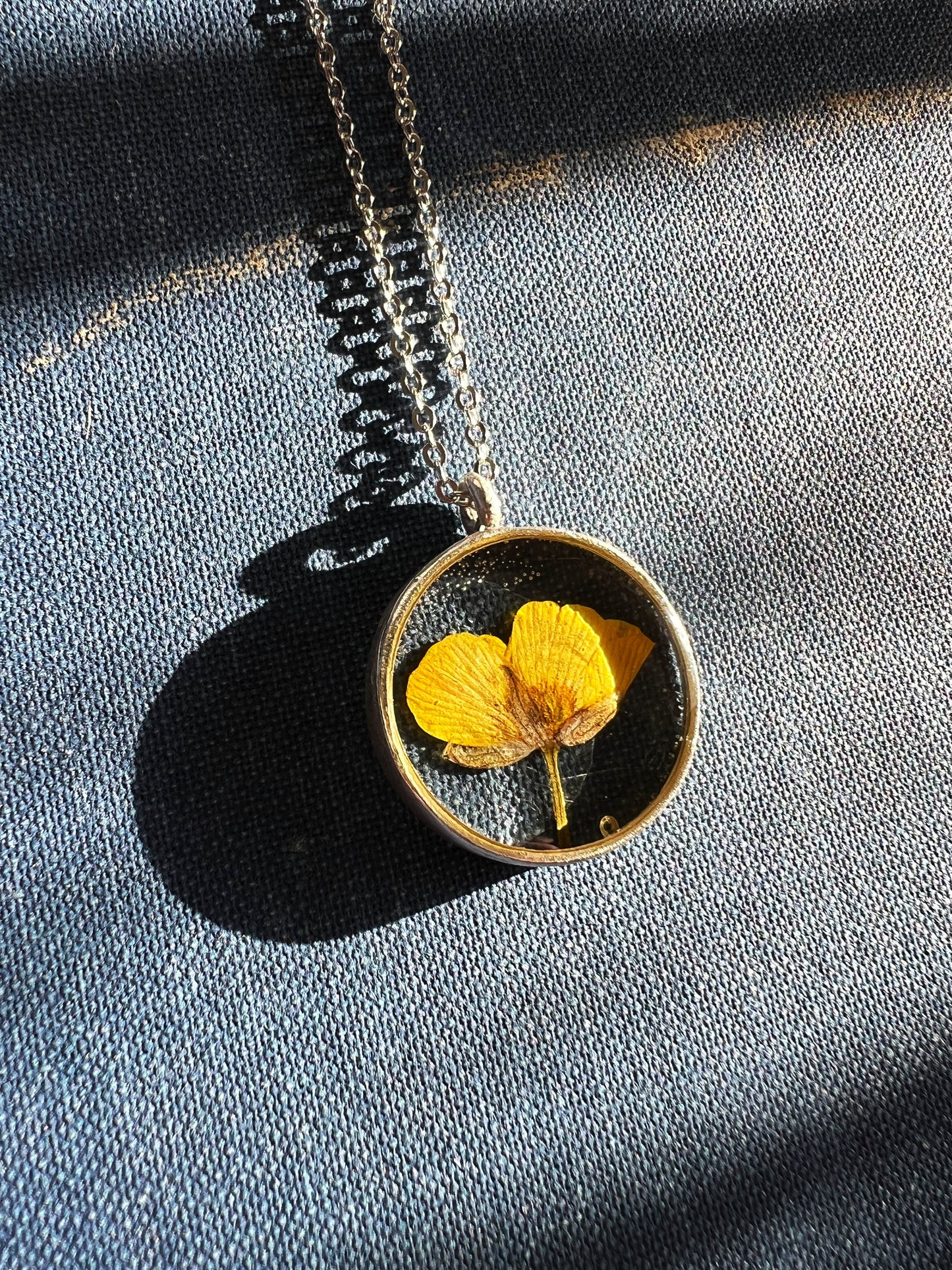 Golden Buttercup Necklace
