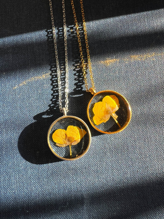 Golden Buttercup Necklace