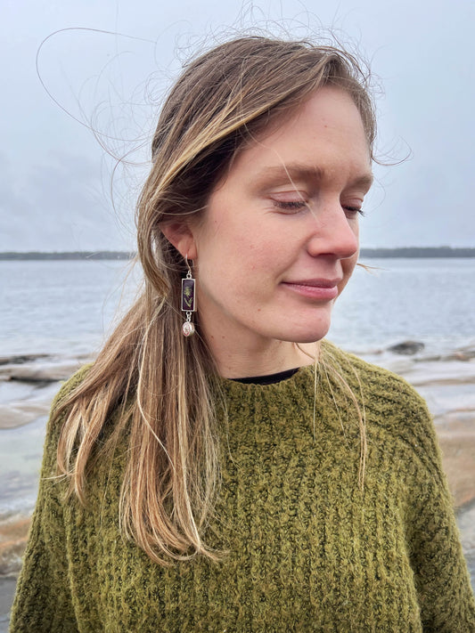 Framed Clover Earrings