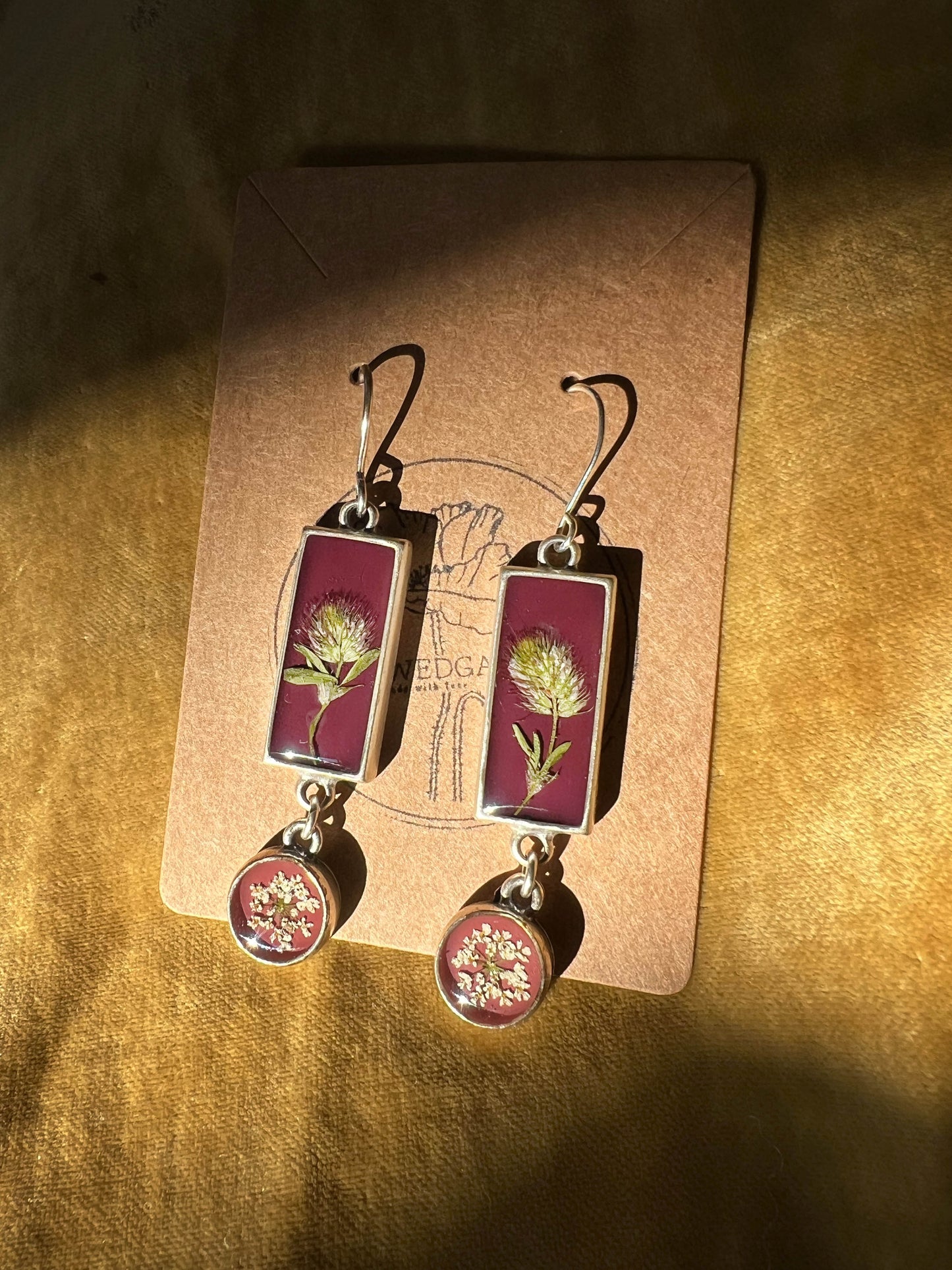 Framed Clover Earrings
