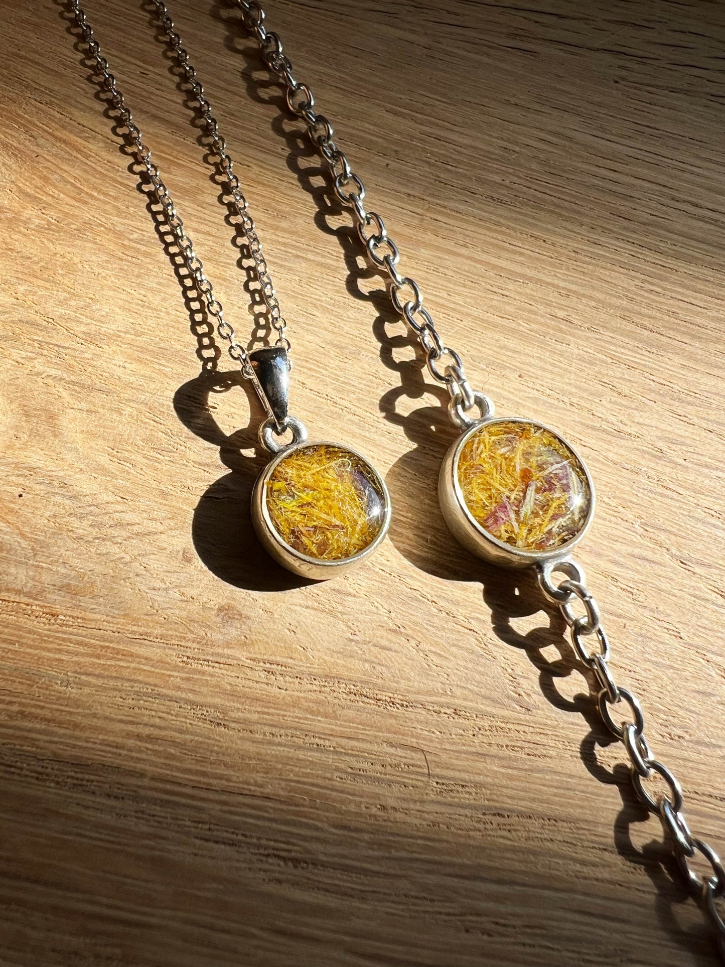 Matching Flower Jewelry Set
