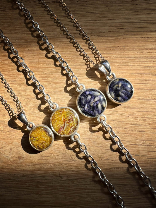 Matching Flower Jewelry Set