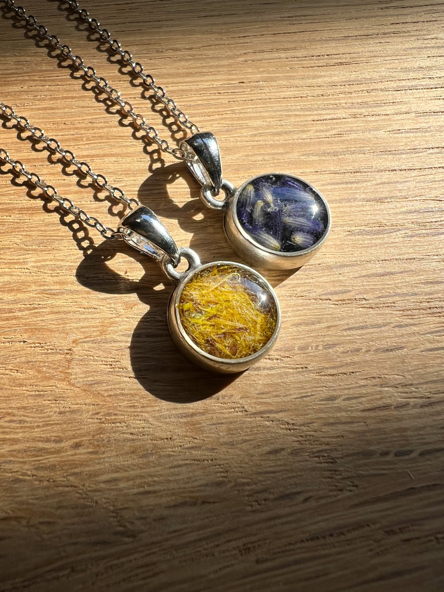Lavender & coltsfoot necklace