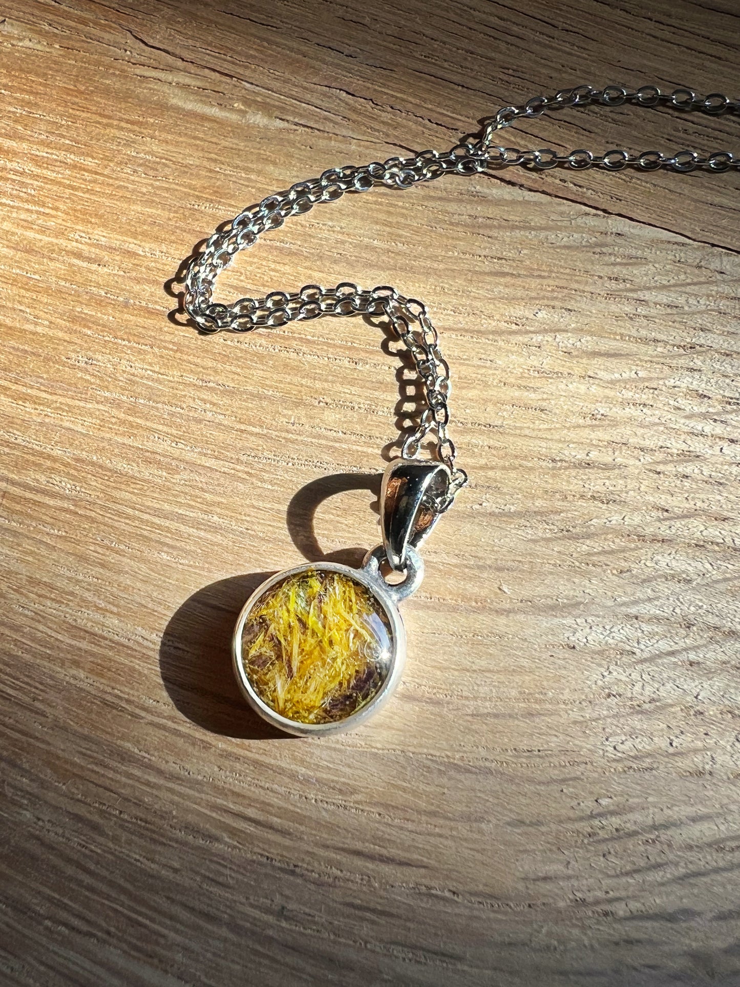 Lavender & coltsfoot necklace